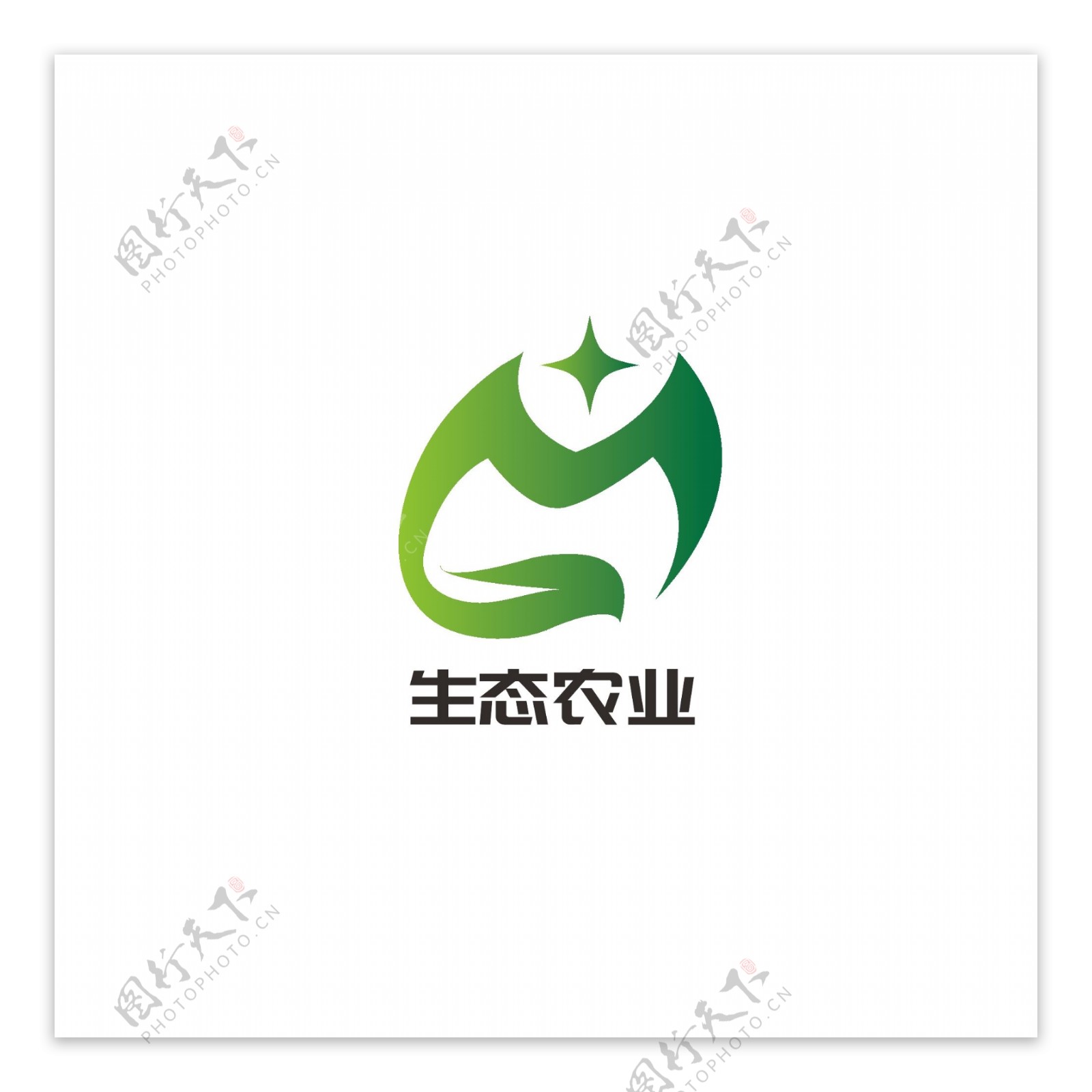 生态农业logo设计