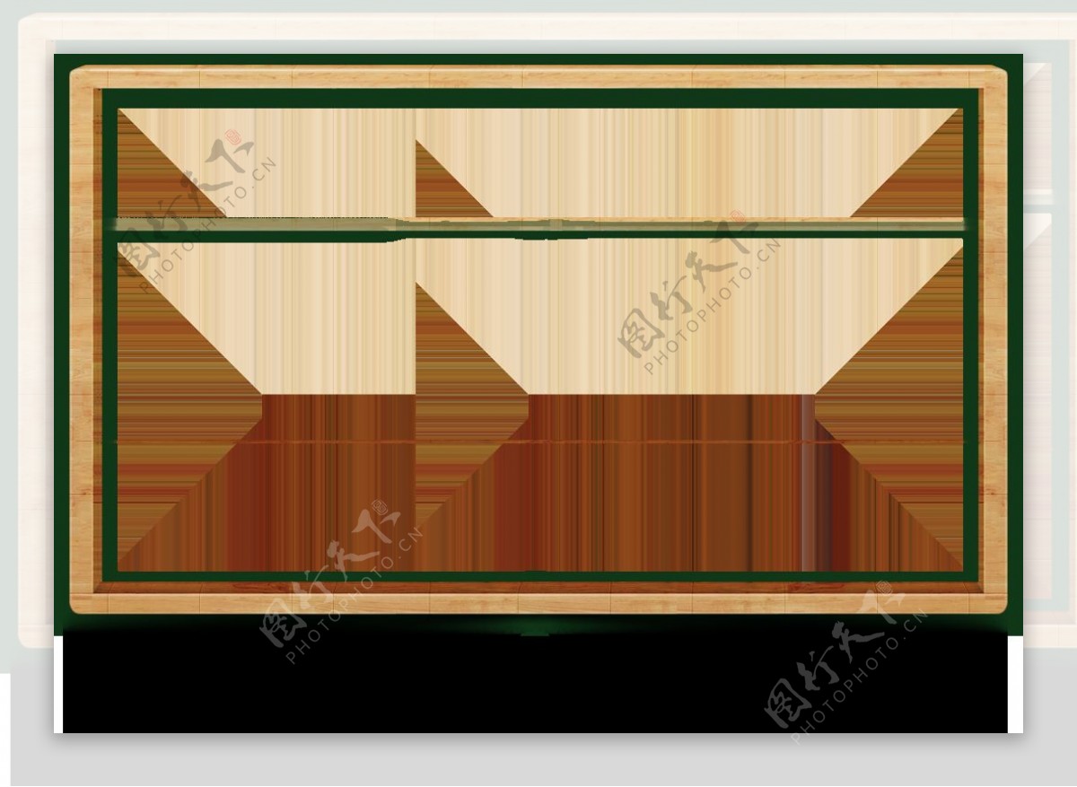 木质边框画板png元素