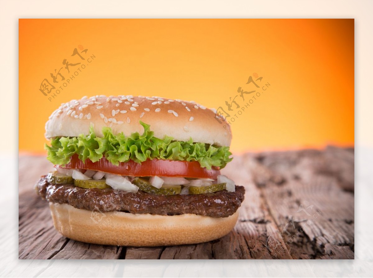 自制汉堡包的原料照片摄影图片_ID:310601458-Veer图库
