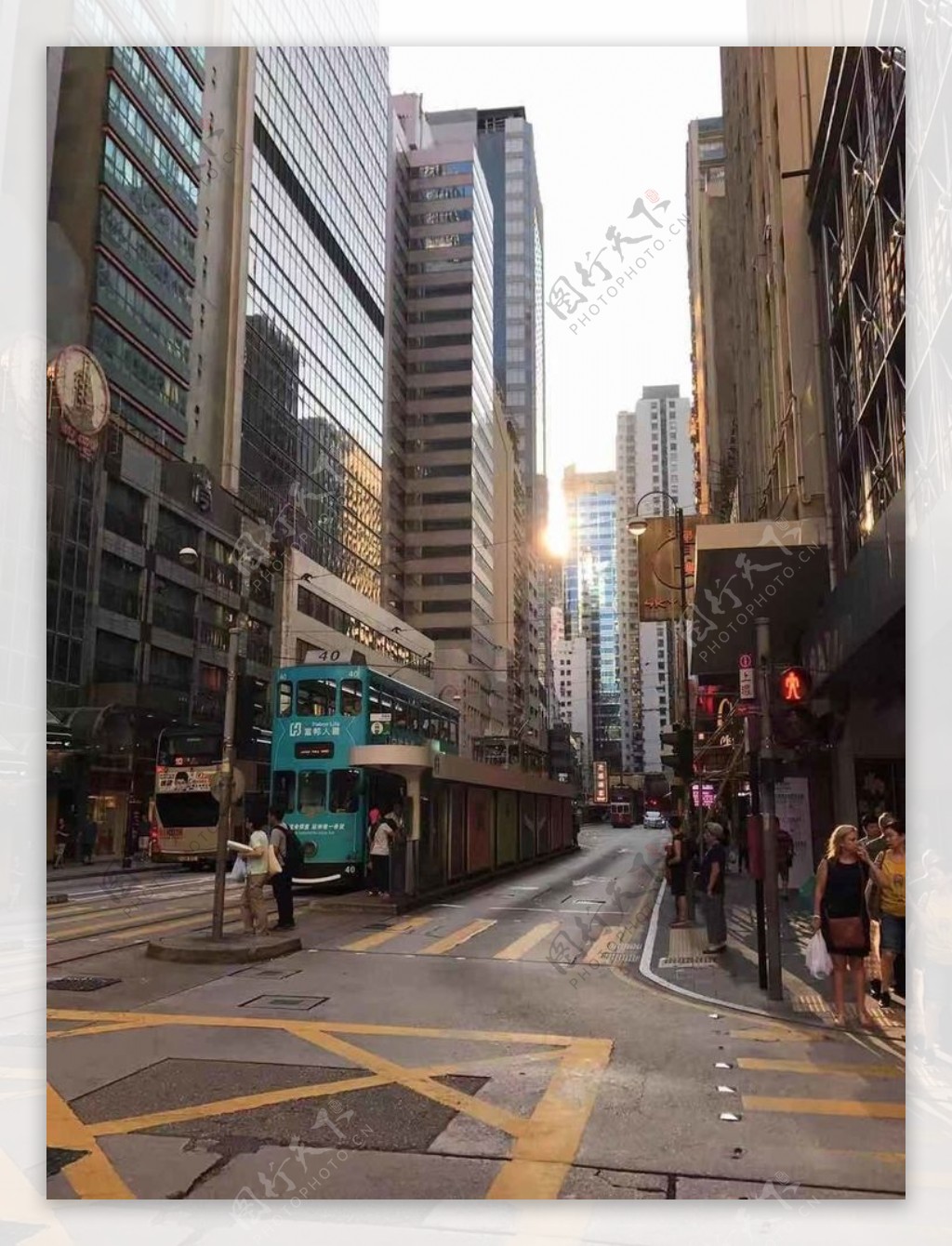 香港上环街景旅游素材