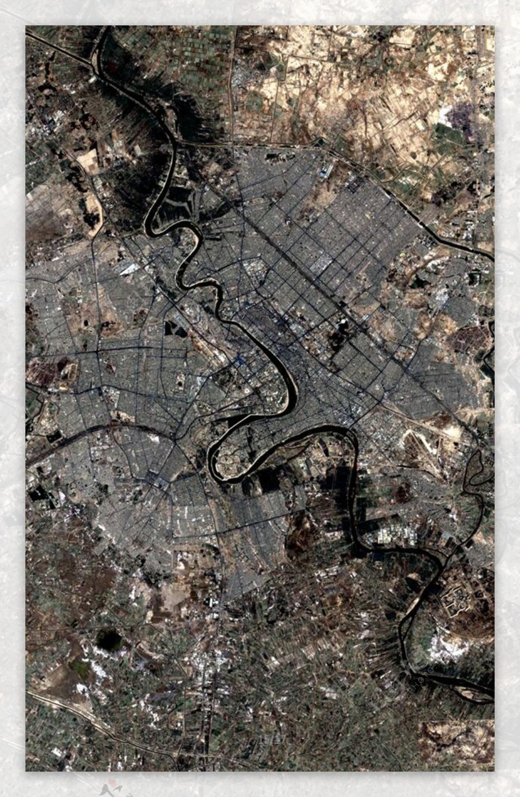 城市卫星图