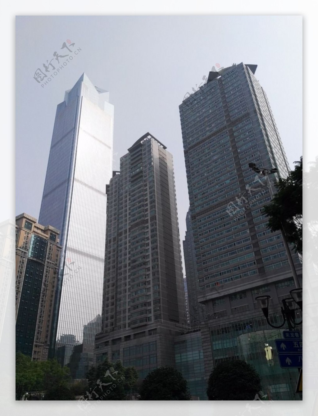 重庆解放牌建筑商业区