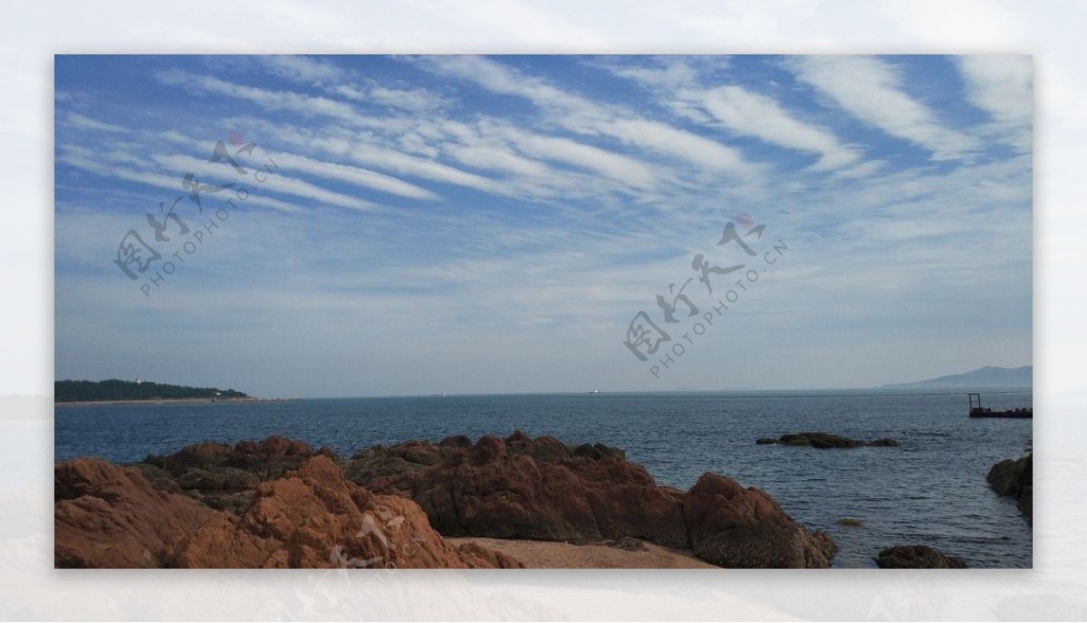 青岛海边自然风景