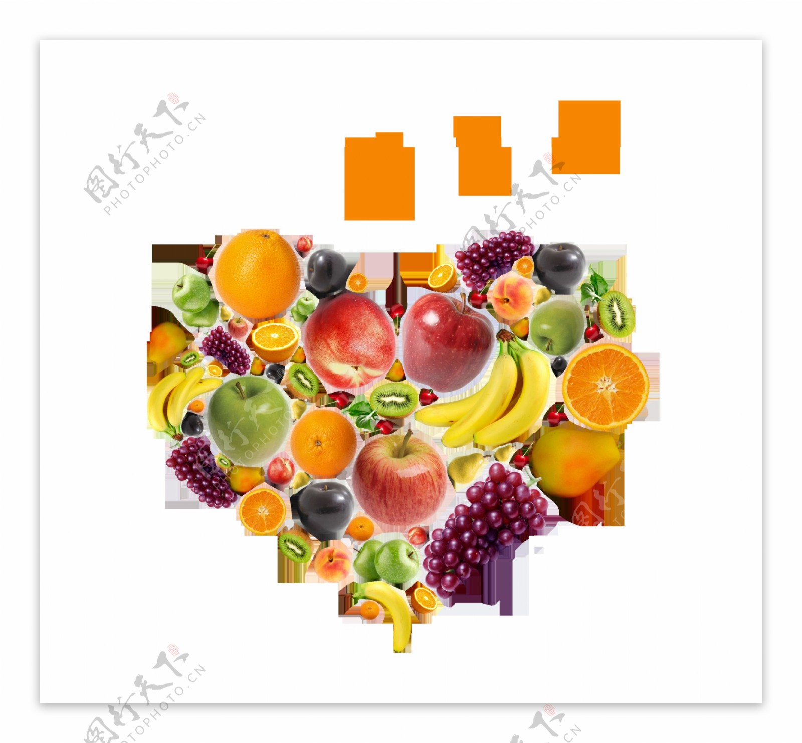 鲜果坊新鲜水果艺术字设计