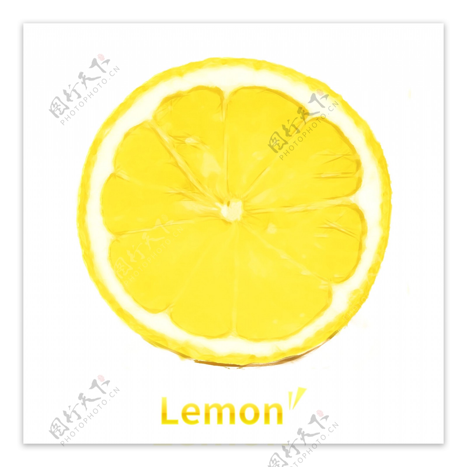 手绘柠檬原创商用元素