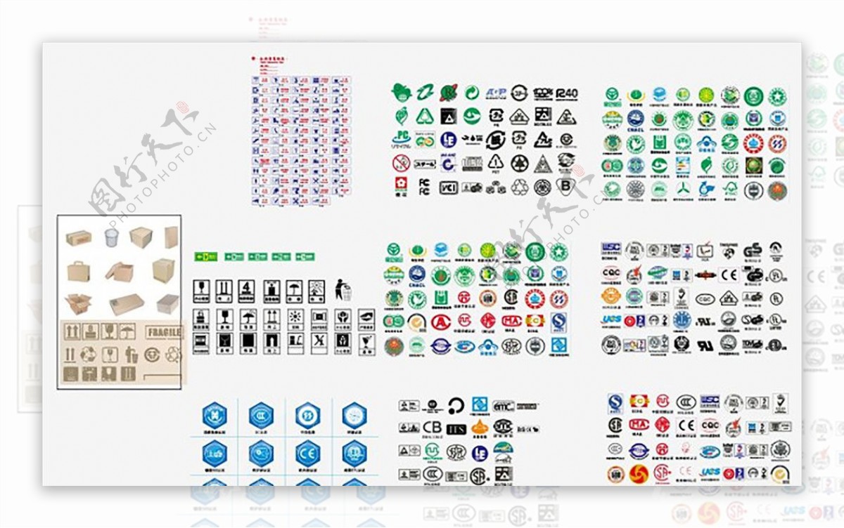 AI包装标识图大全