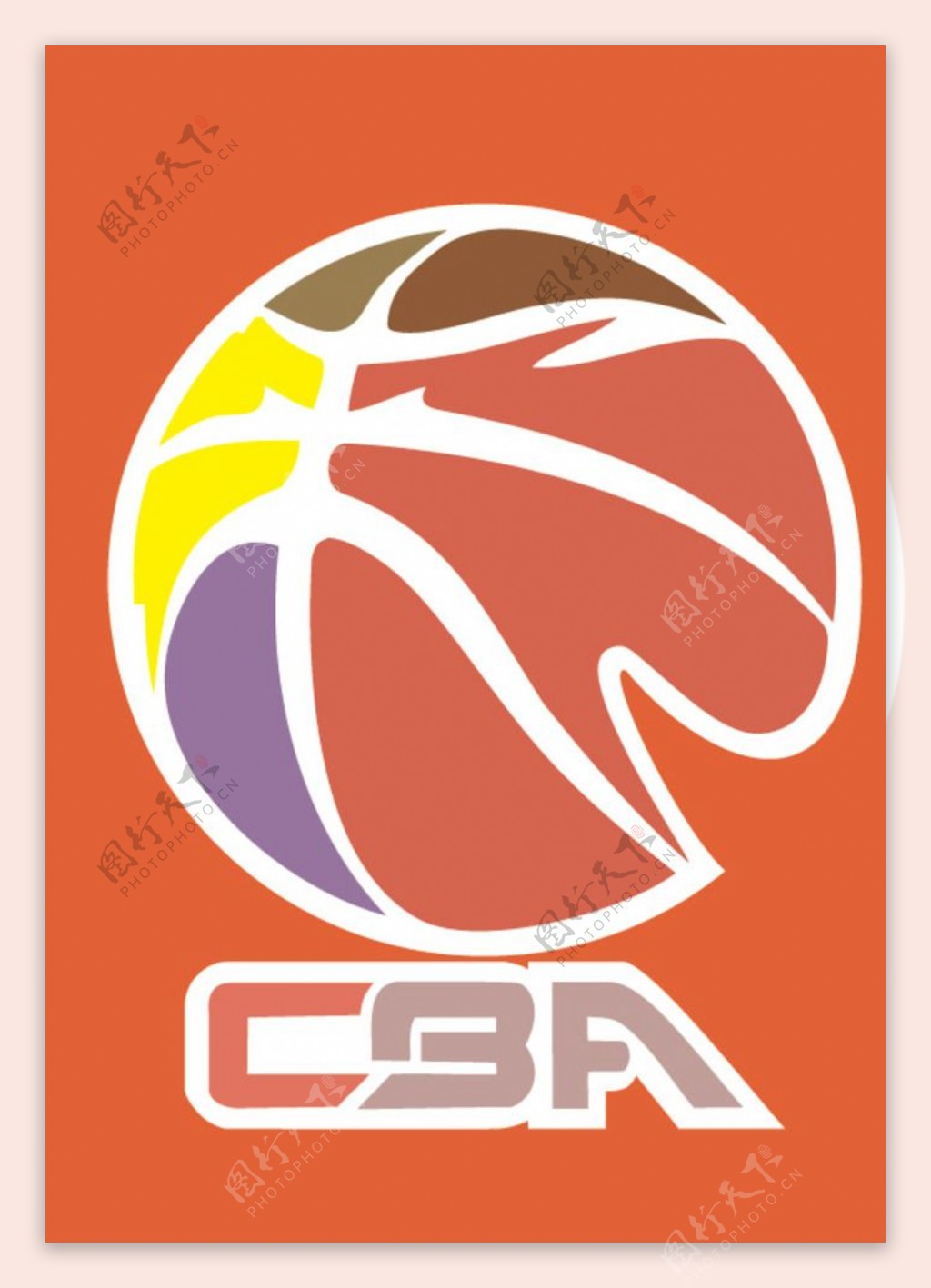 中国男子篮球联赛CBA标志