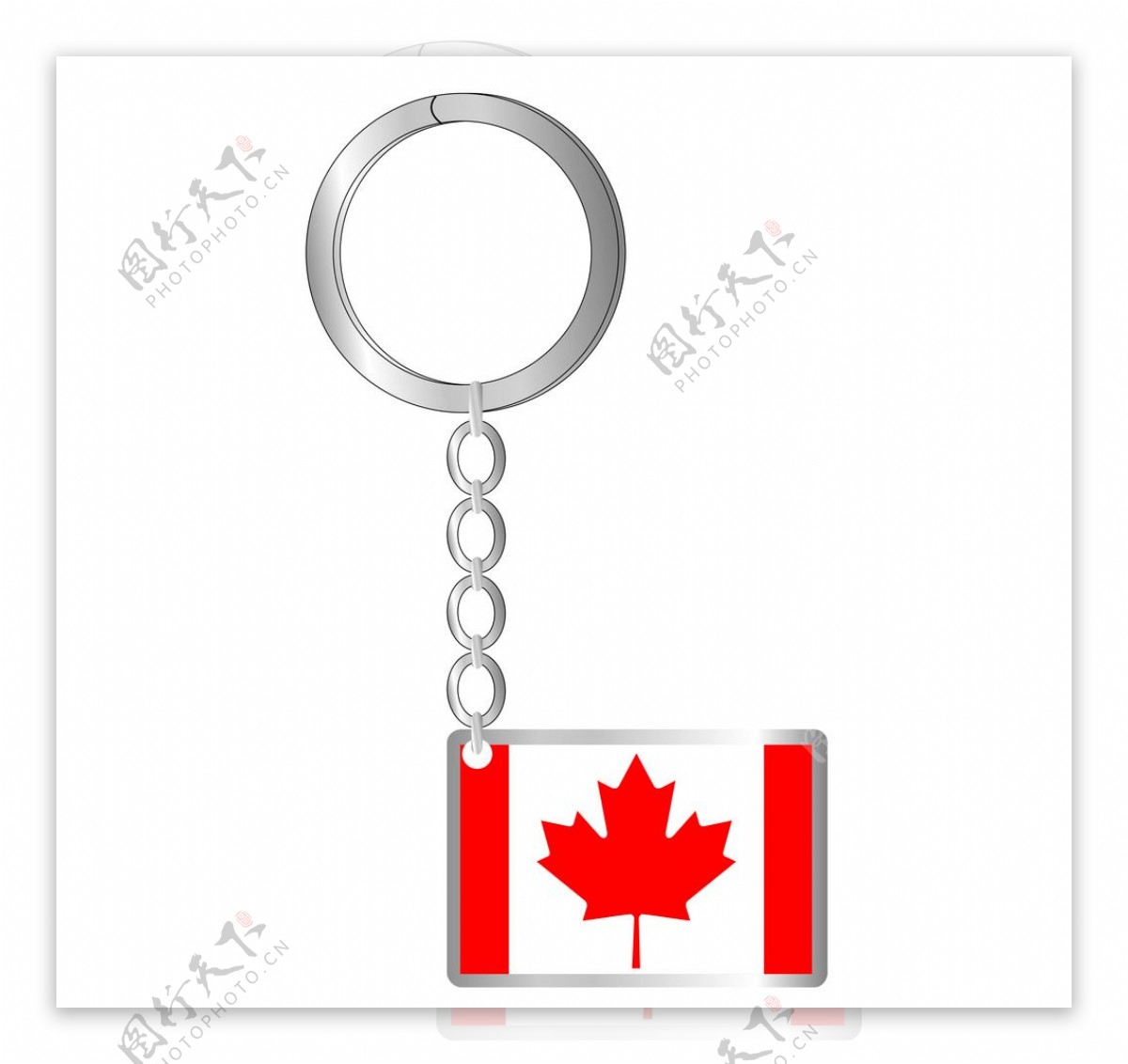 加拿大旅游纪念品钥匙扣定制