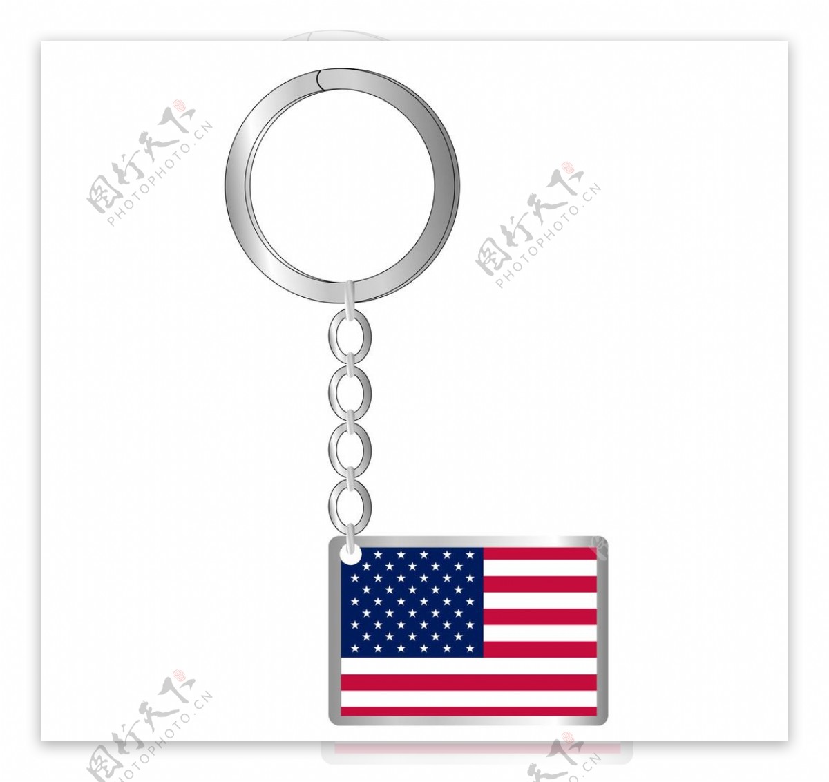 美国旅游纪念品钥匙扣定制