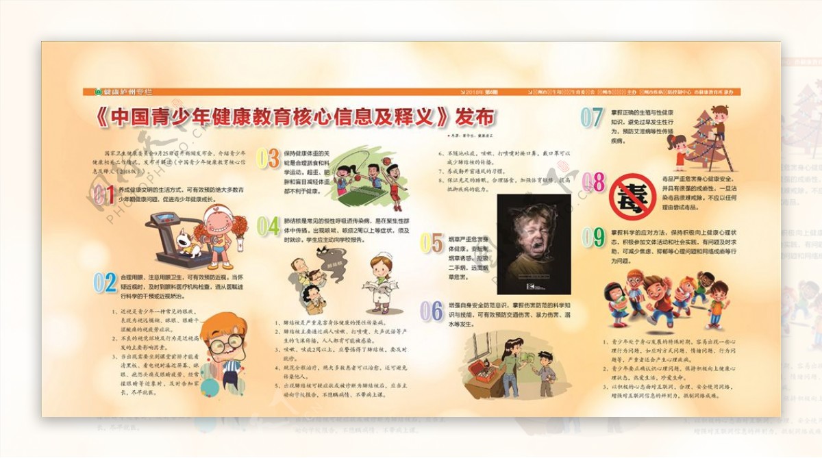 中国青少年健康教育核心信息及释