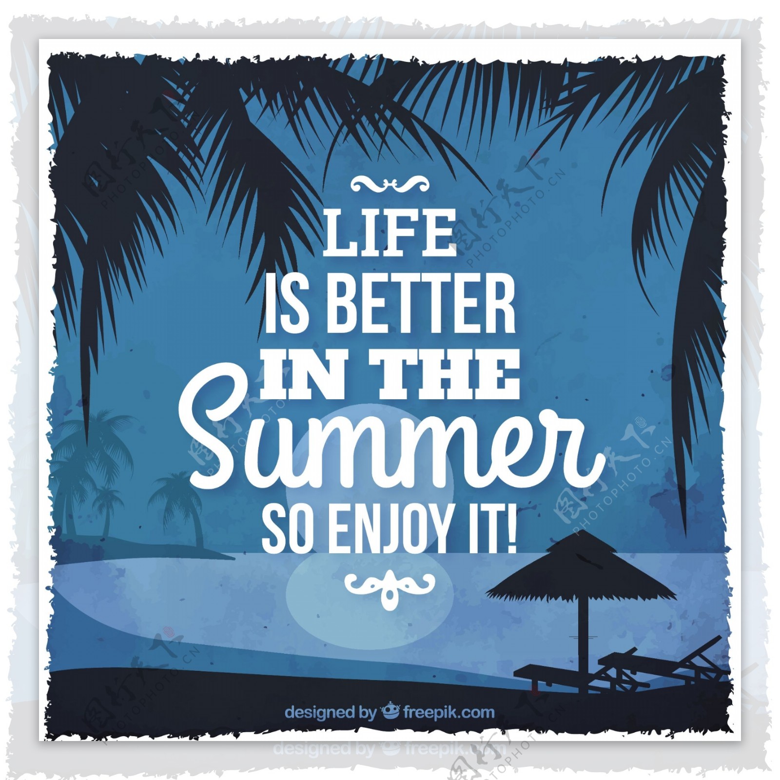 夏季海滩海报