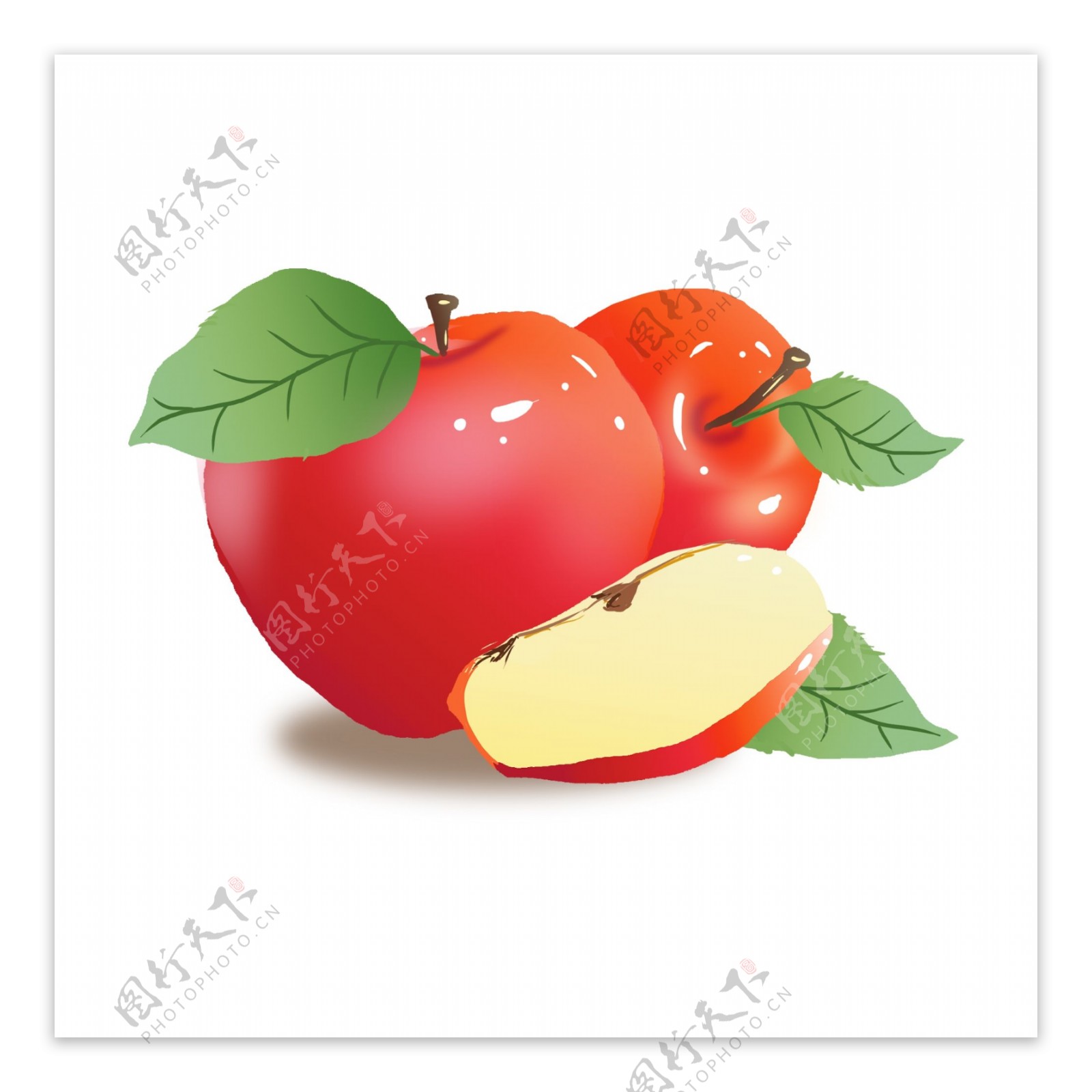 苹果红色苹果圣诞苹果节日苹果水果
