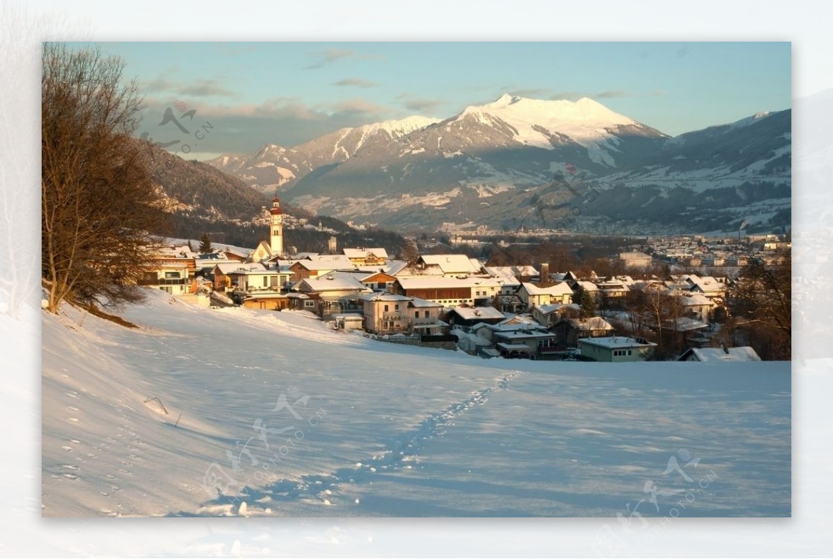 冬日里的乡村美景