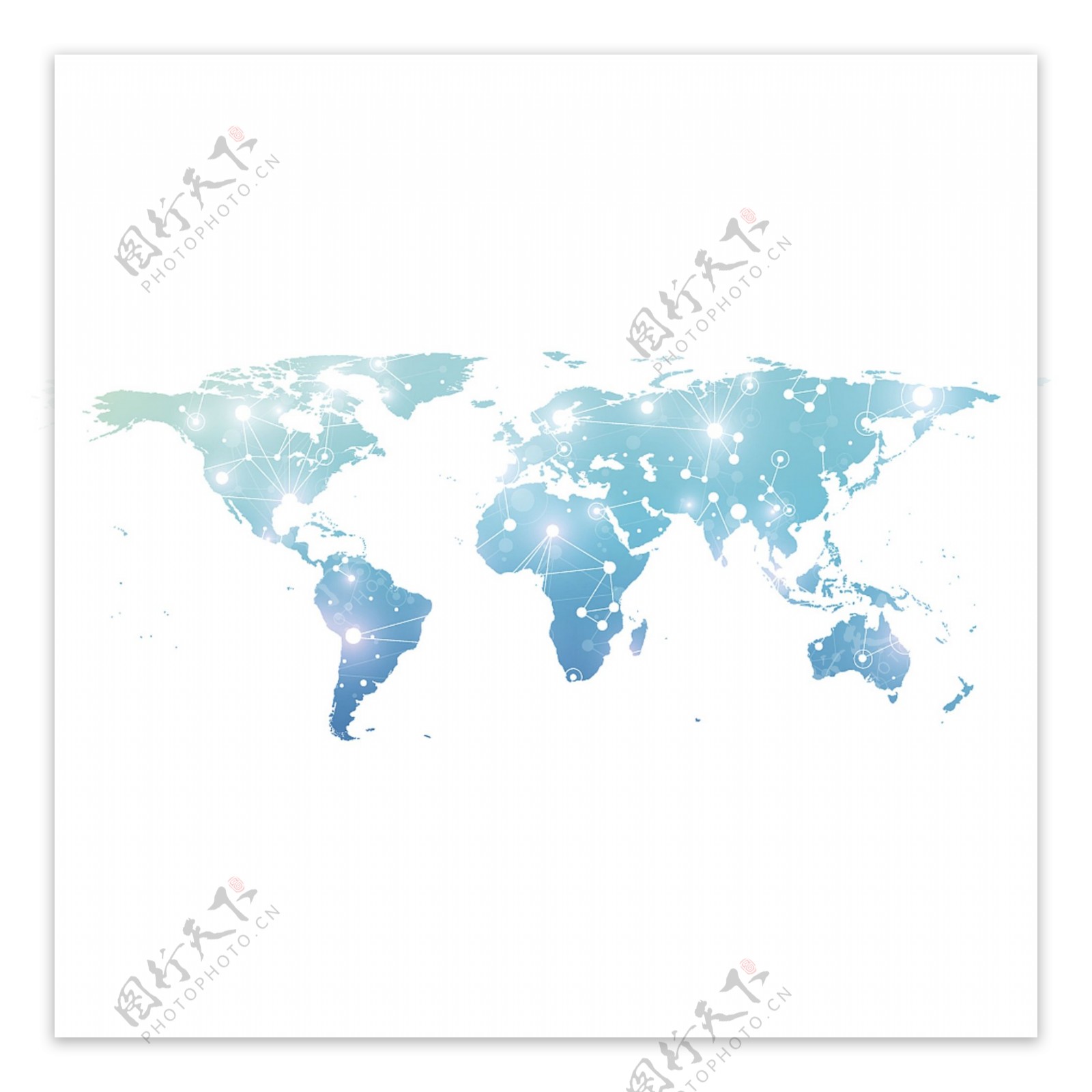 世界地图矢量图片设计素材