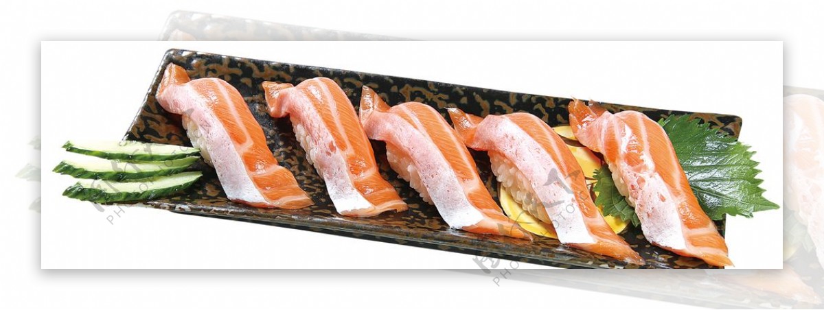 三文鱼腩寿司5件