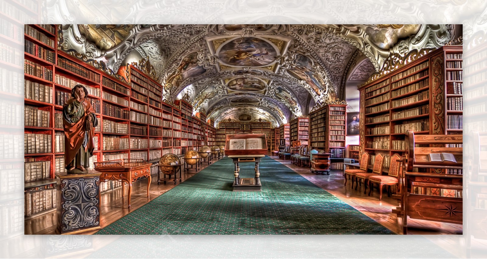 复古图书馆