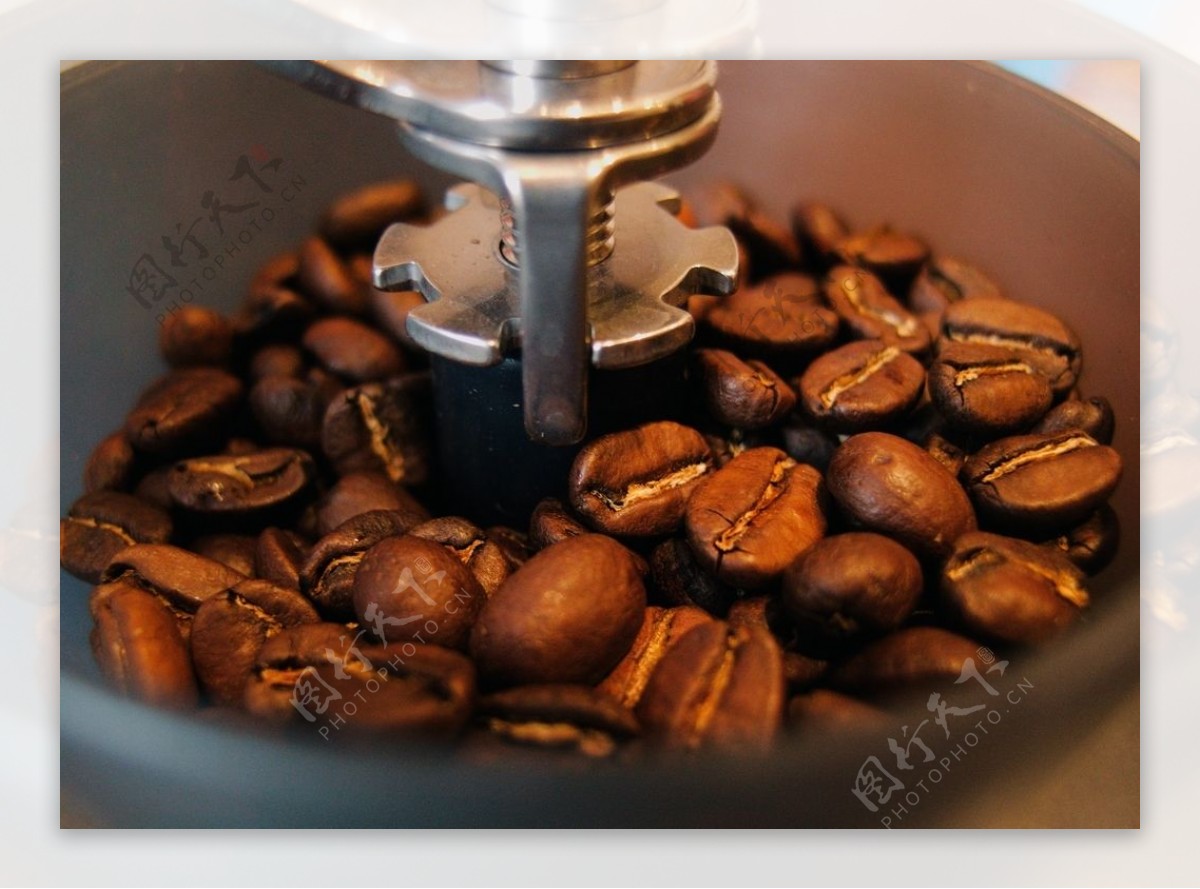 机器研磨咖啡豆