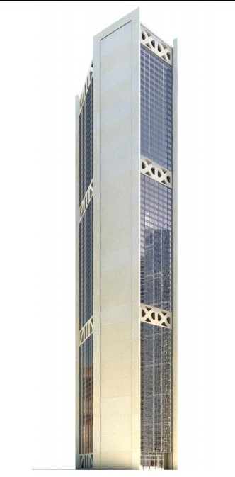 简约现代摩登大楼3d模型