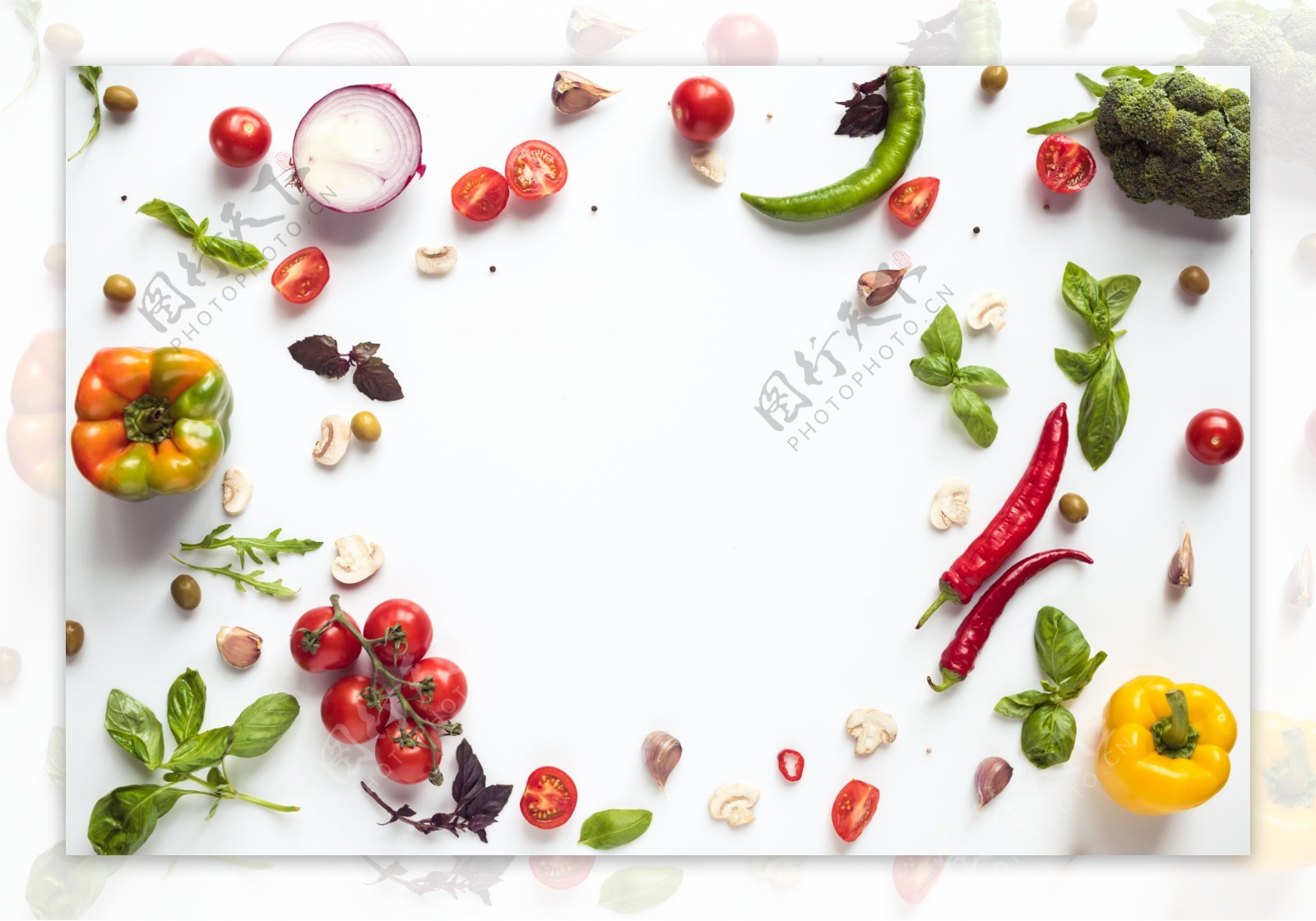 西餐餐饮美食食物蔬菜海报背景