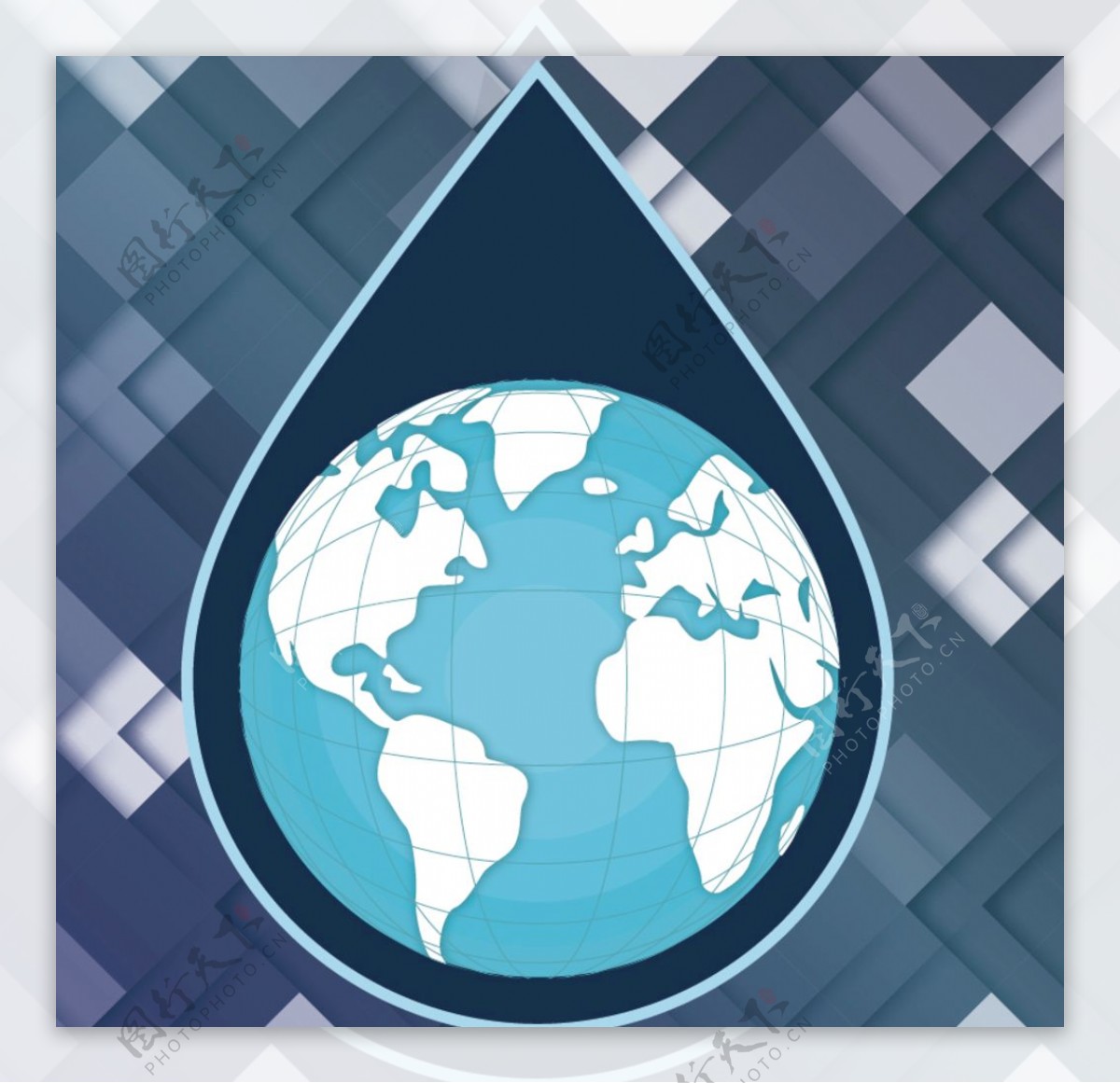 菱形方格国际水资源