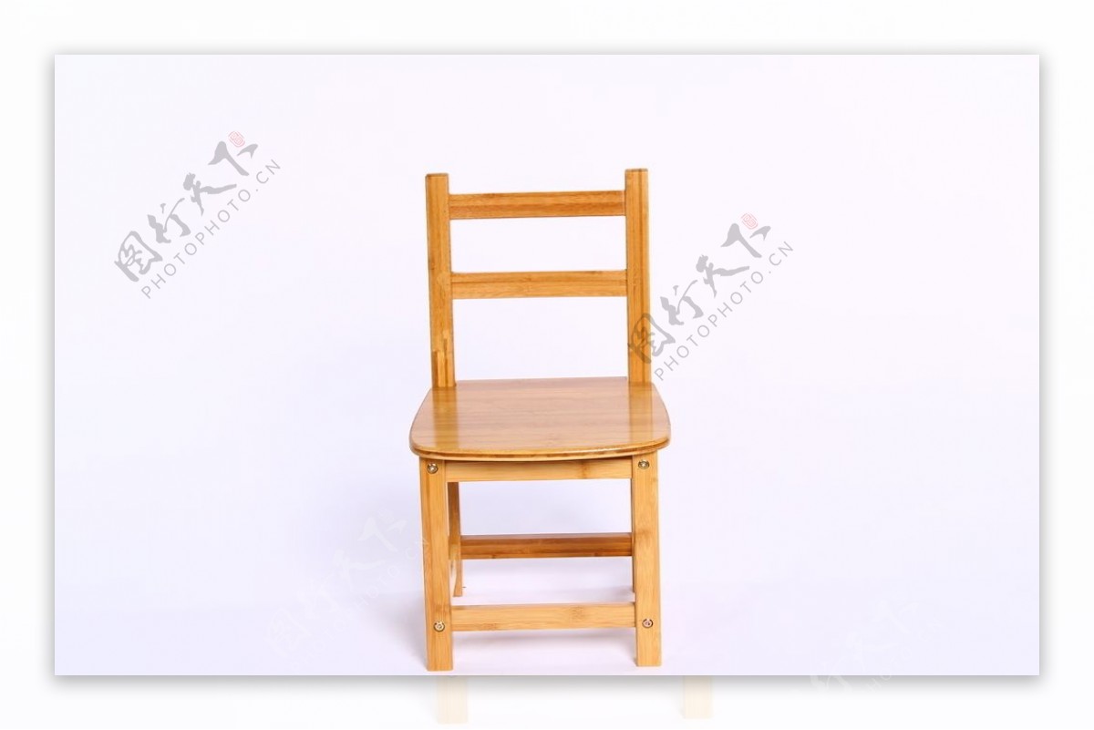 竹制品单人椅子产品拍摄