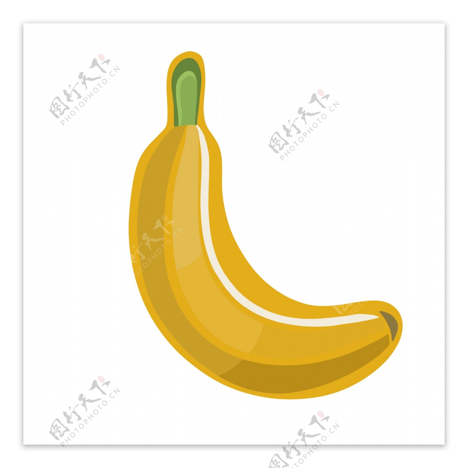 水果香蕉卡通手绘元素