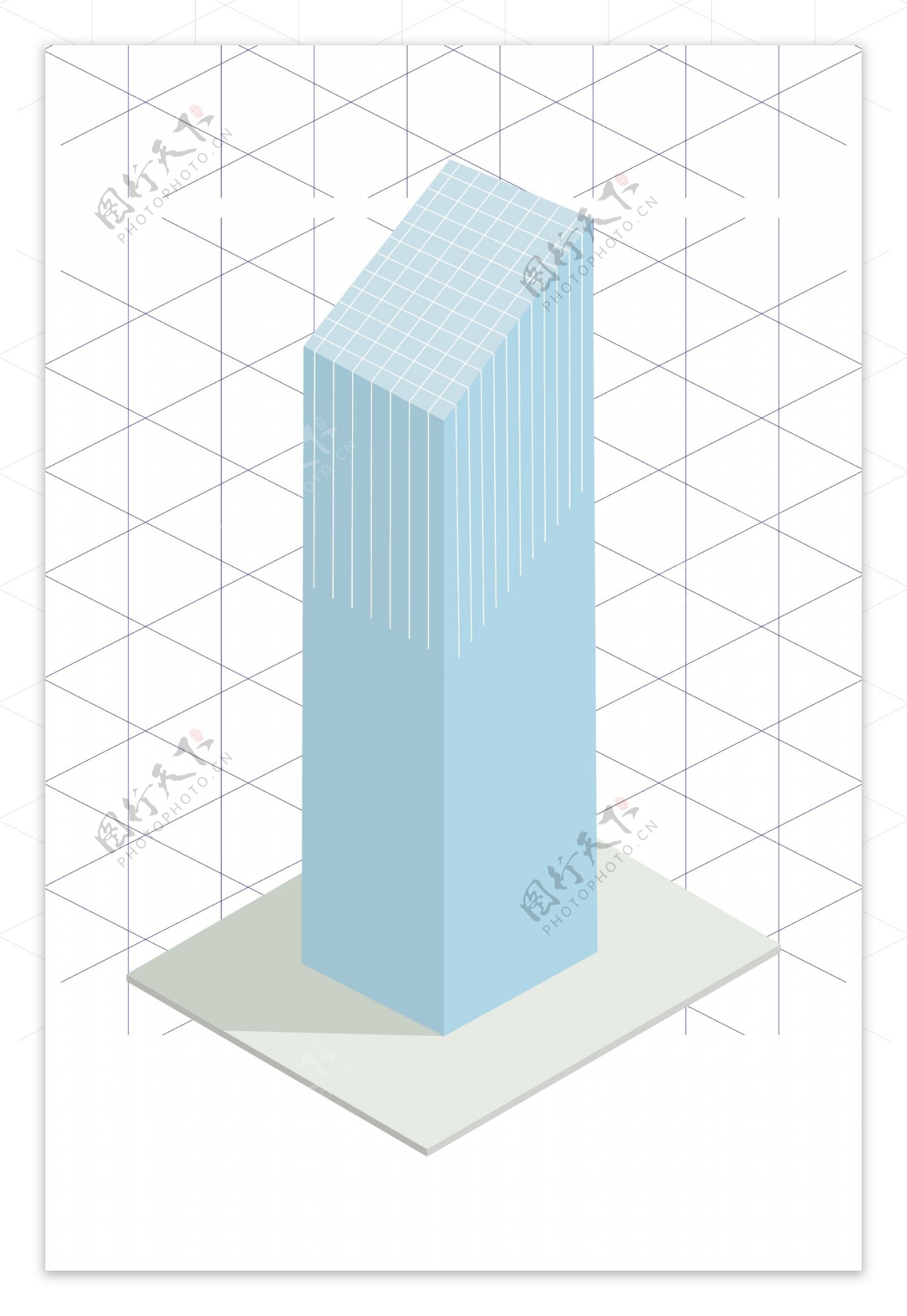 2.5D写字楼建筑