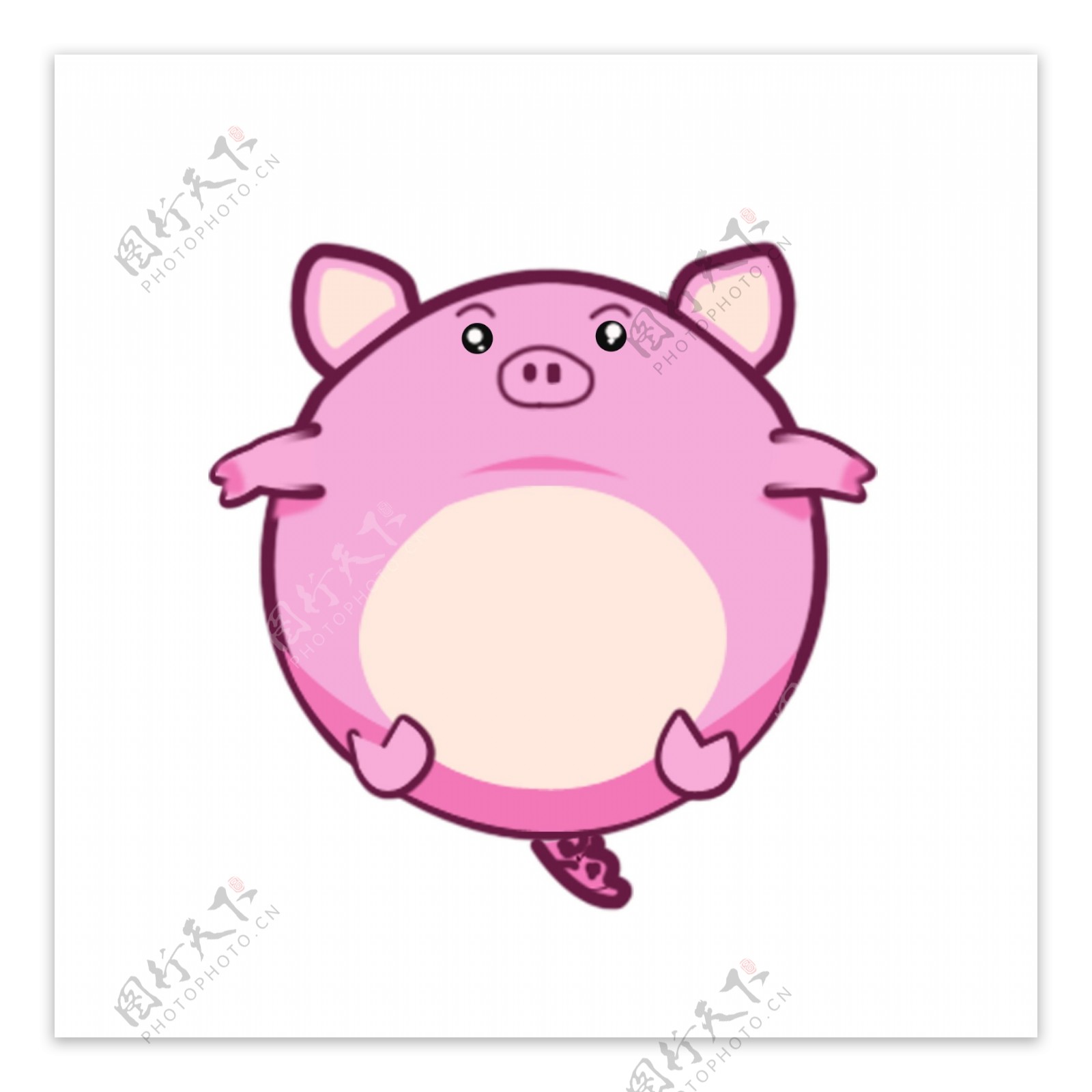 可爱动物卡通小猪猪粉色小猪
