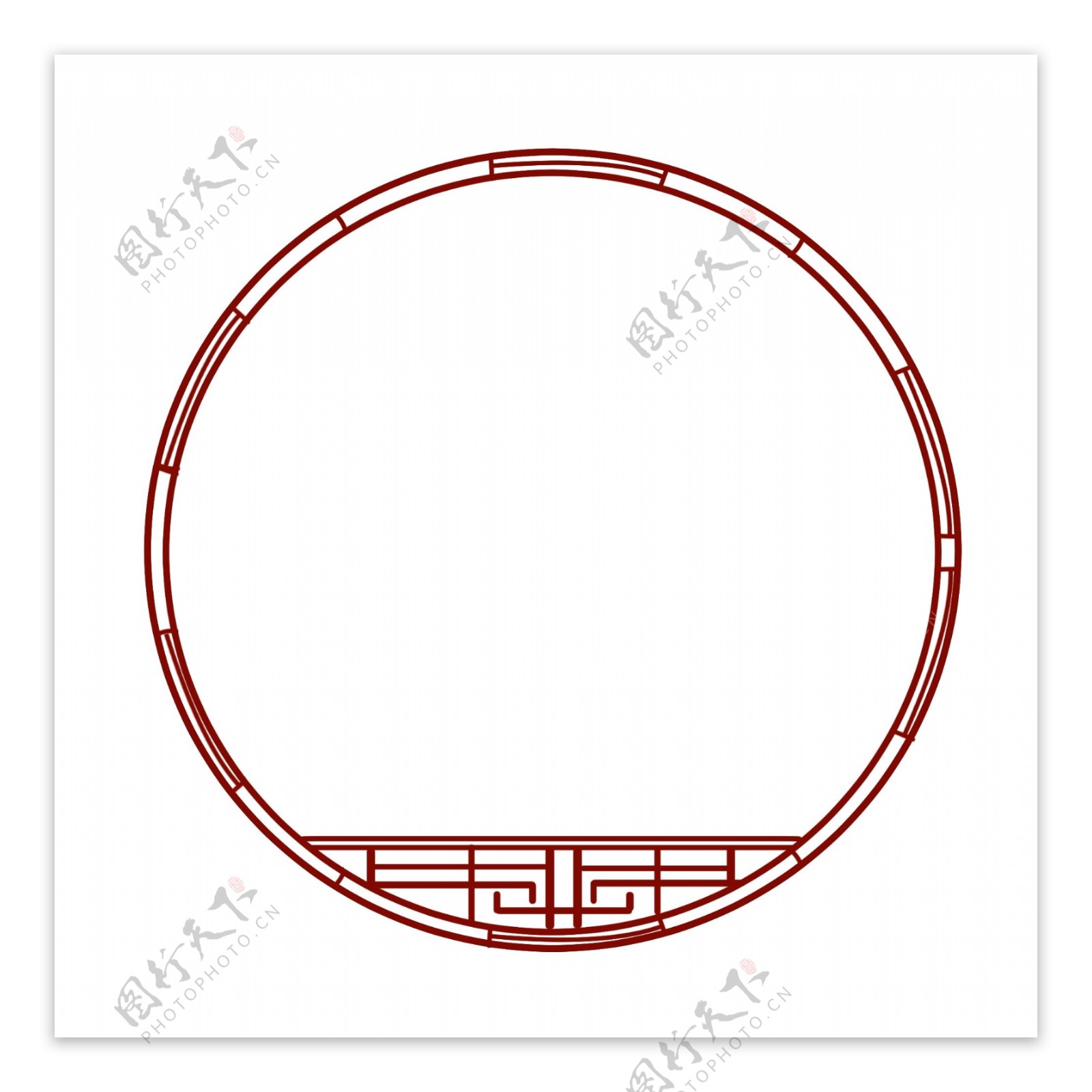 圆形拱门传统边框