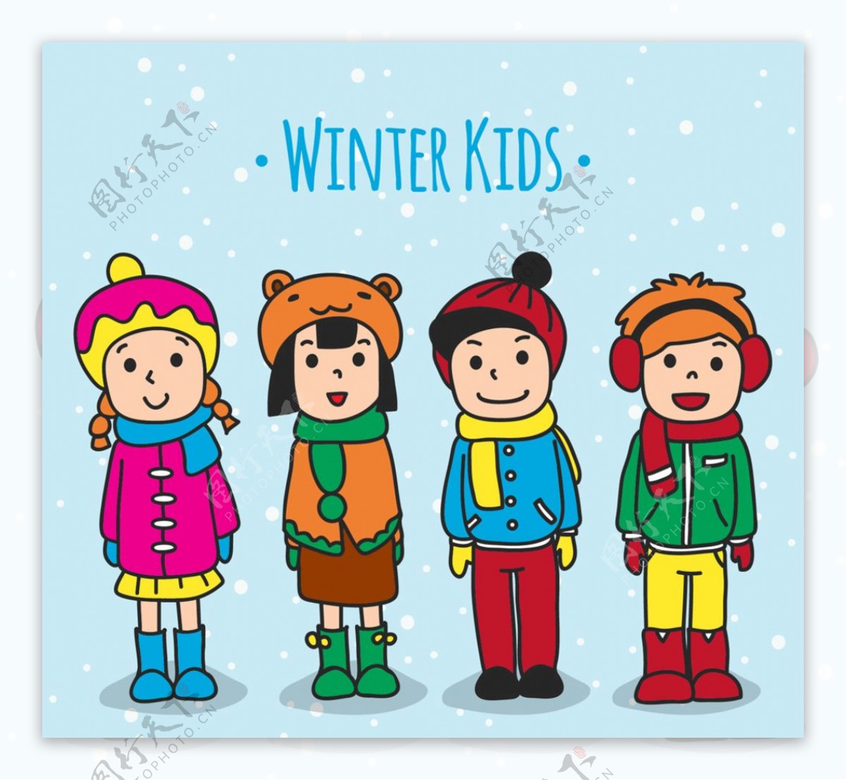 4款创意冬装儿童