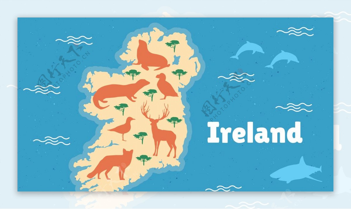 爱尔兰动物地区