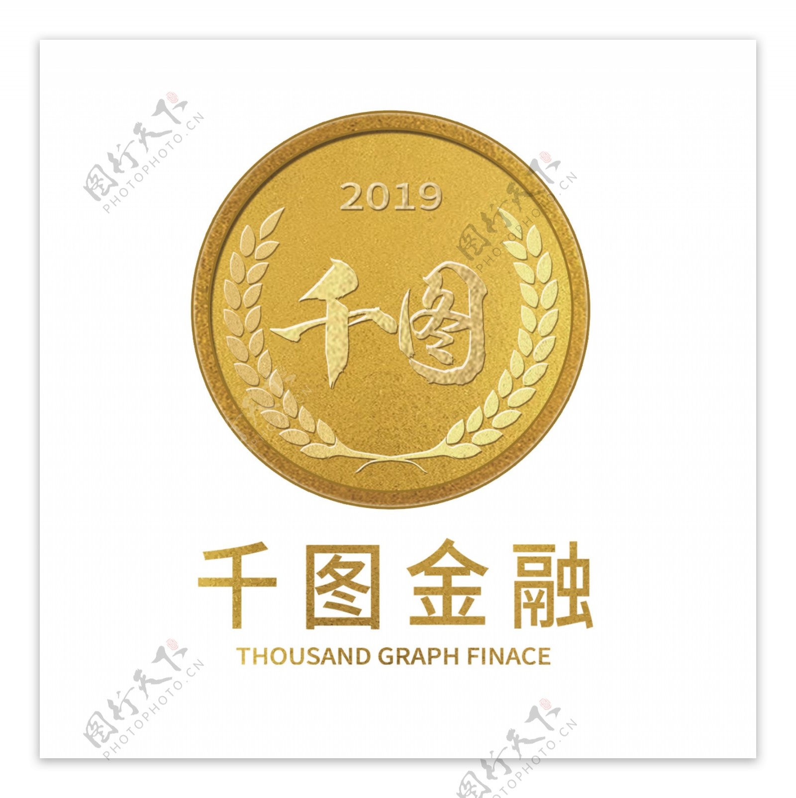 金融标志LOGO金币