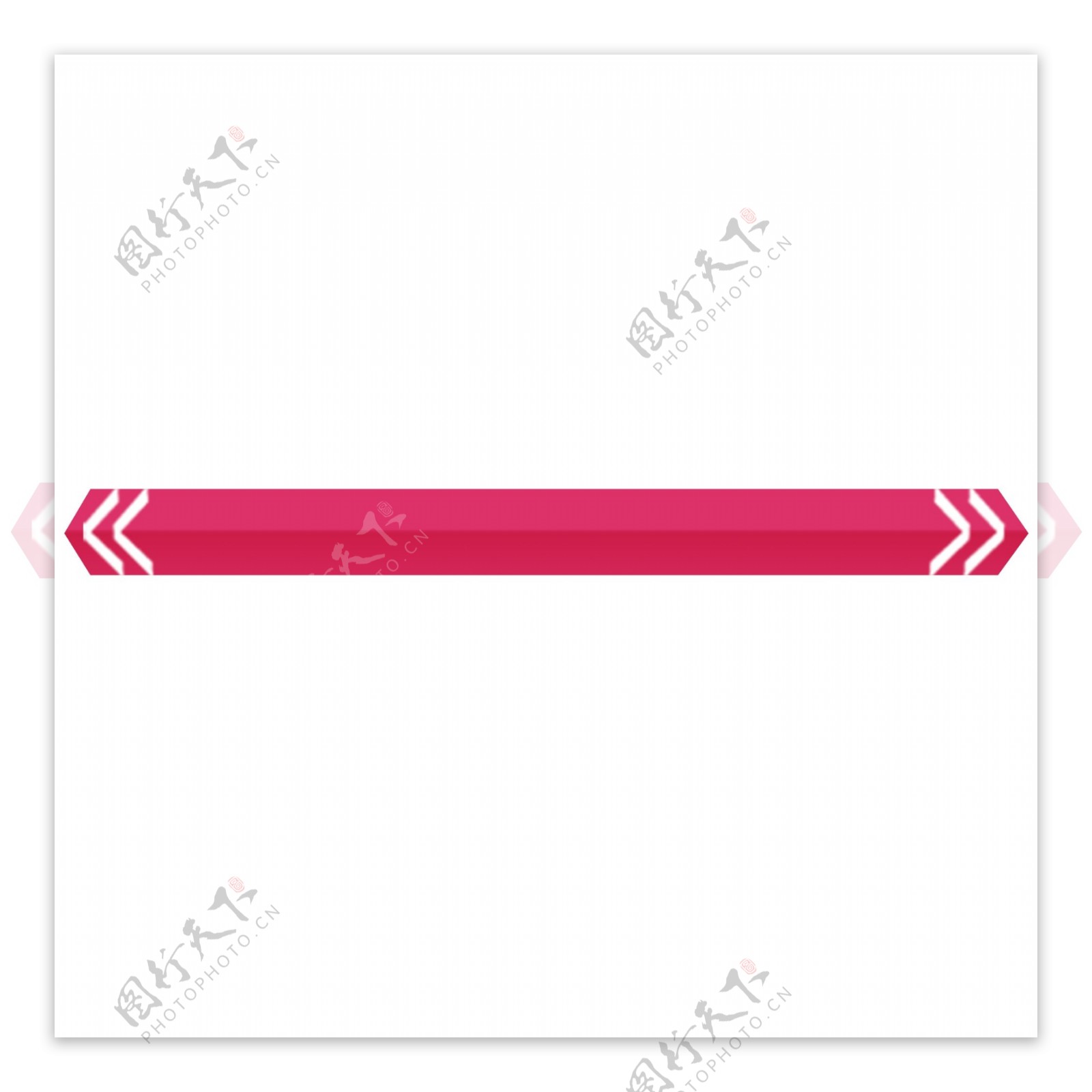 粉红色箭头边框素材