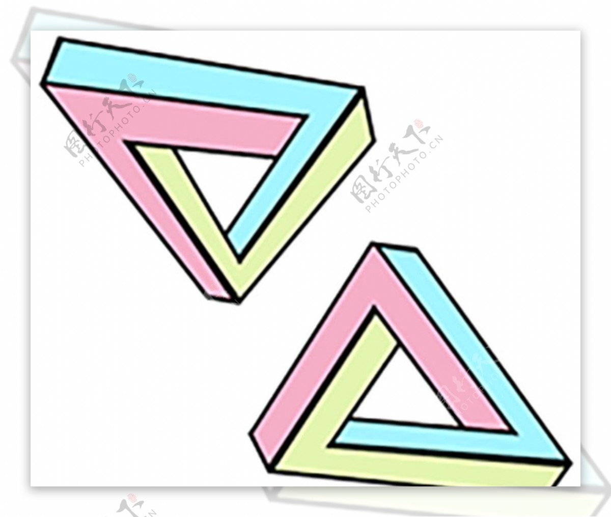 三角形几何图案