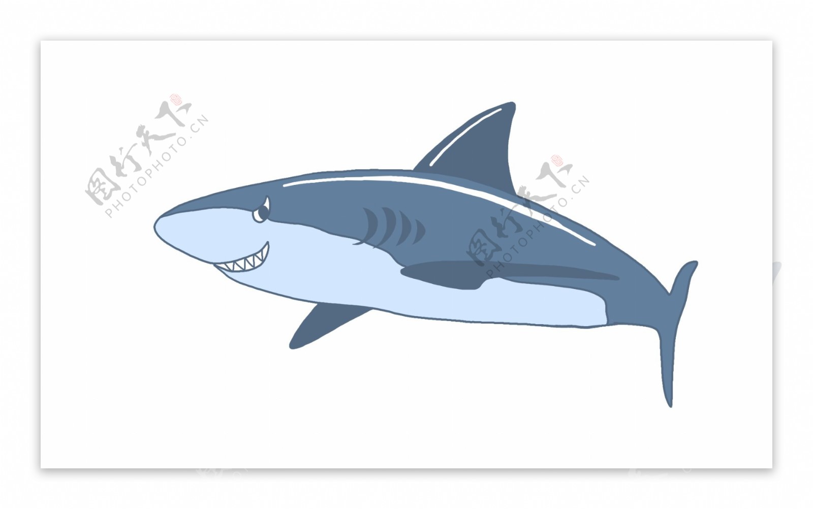 凶猛蓝色鲸鱼生物