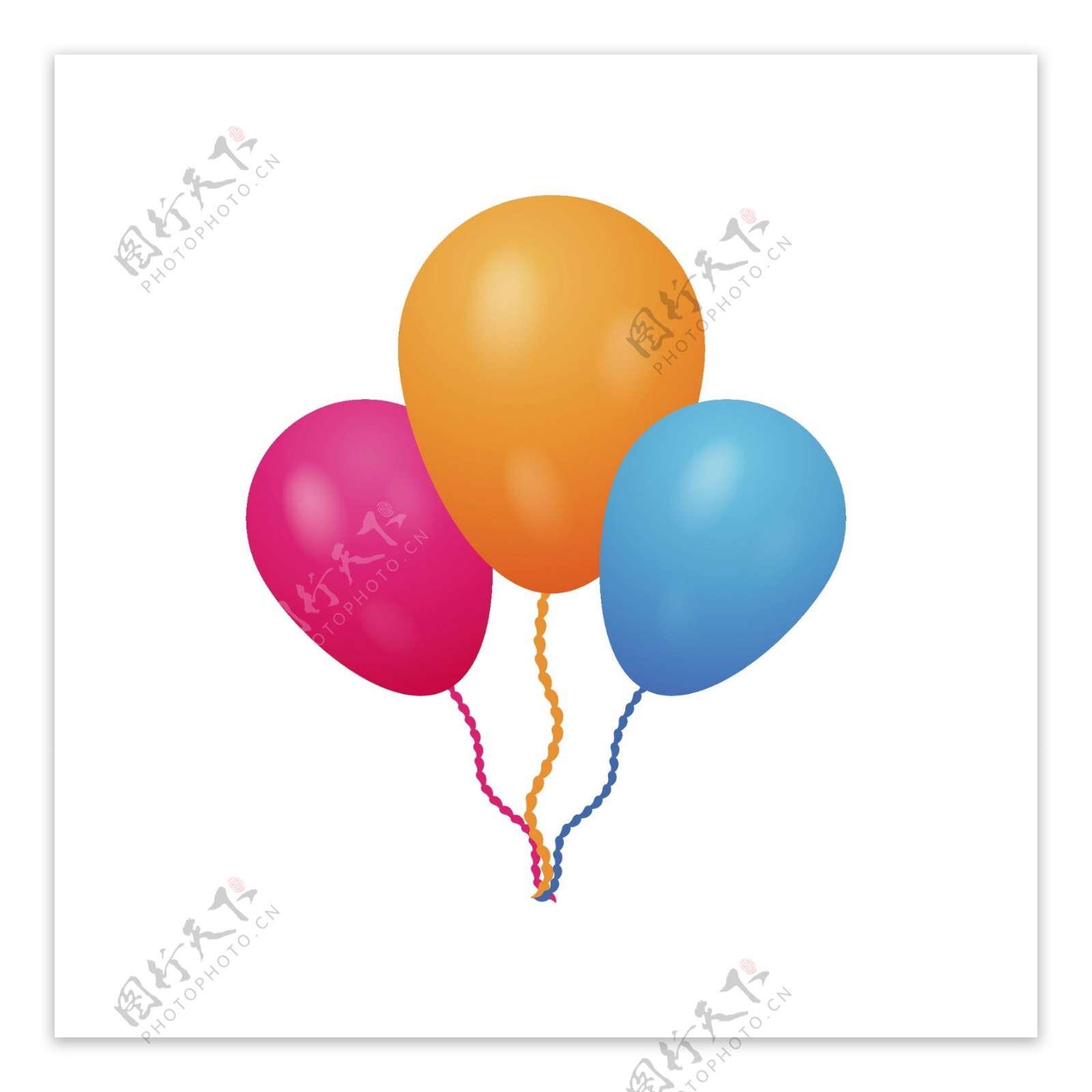 彩色儿童节气球