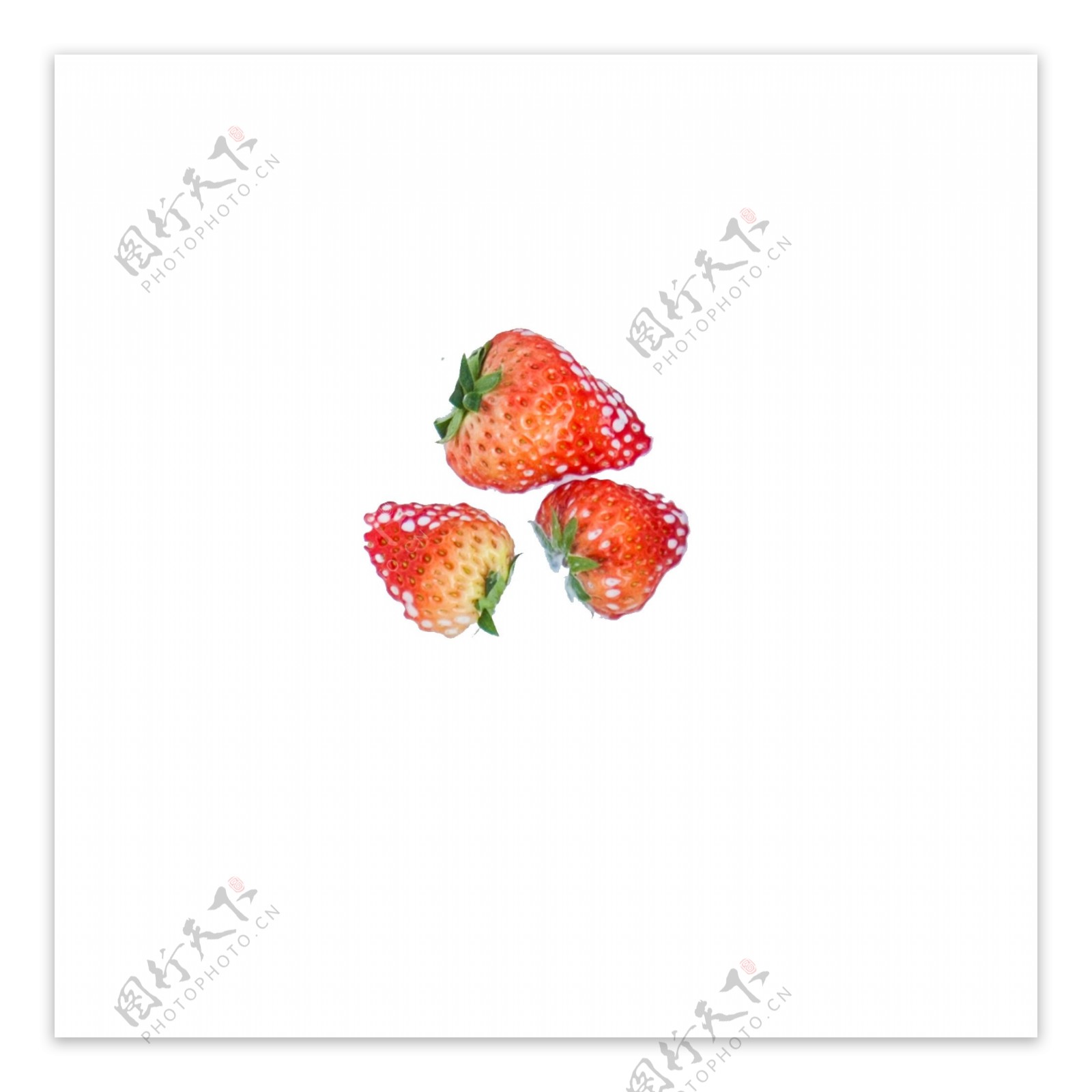 粉色圆弧创意草莓食物元素
