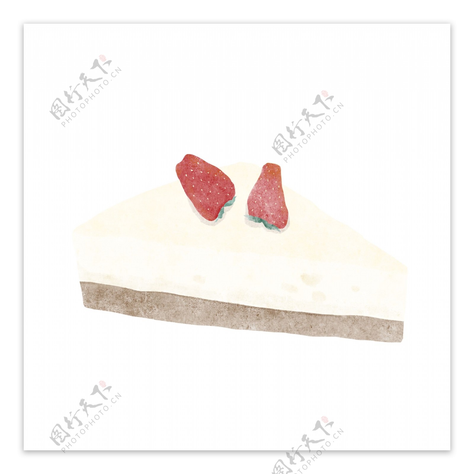 三角草莓蛋糕