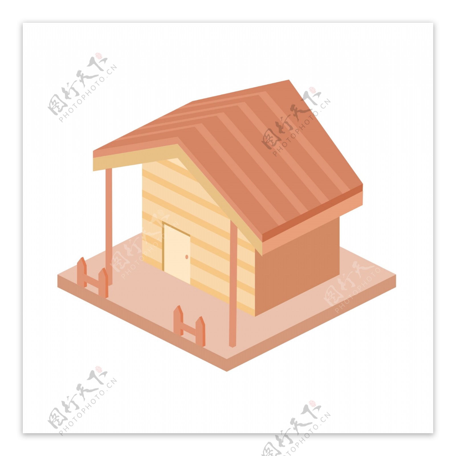 立体木质房屋