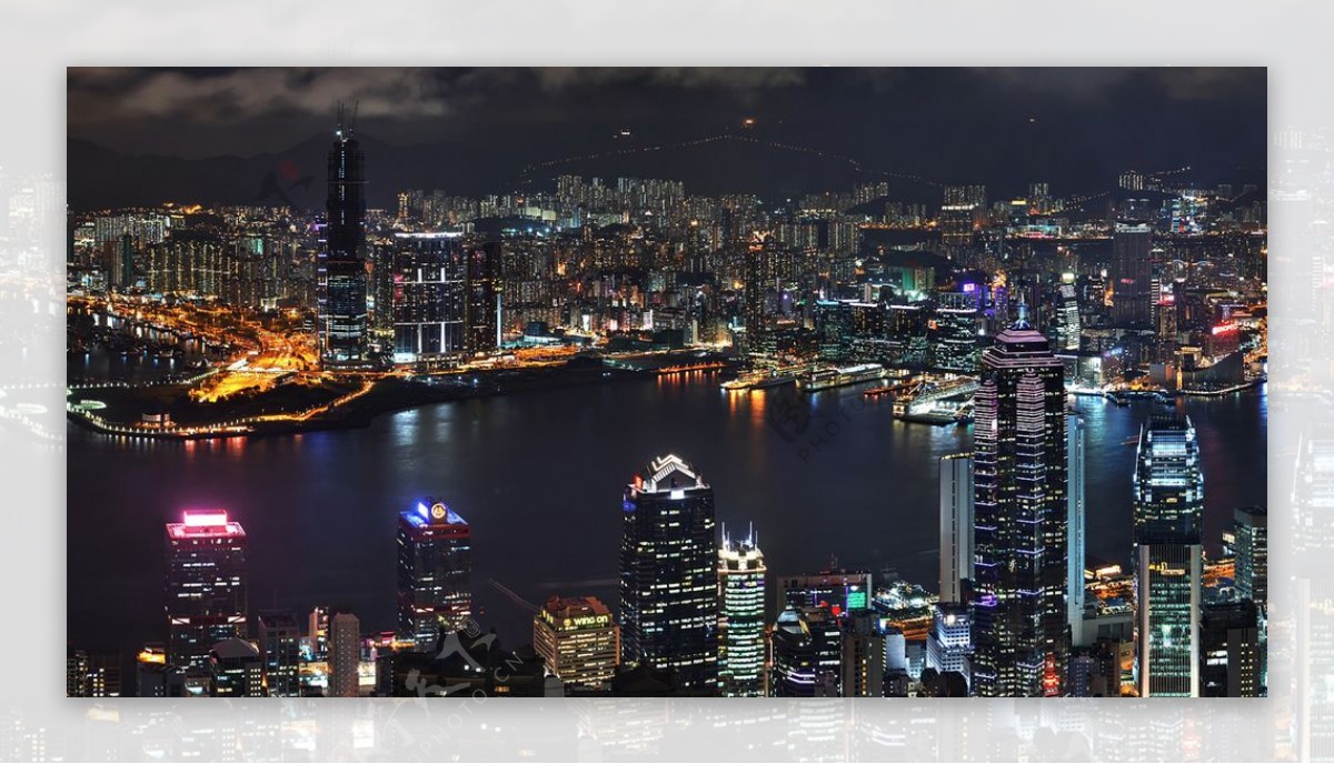 香港天际线美景