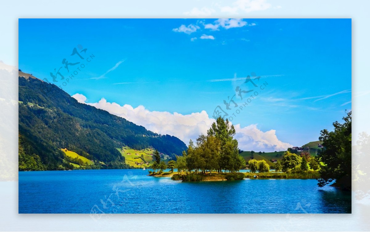 瑞士龙江湖唯美护眼
