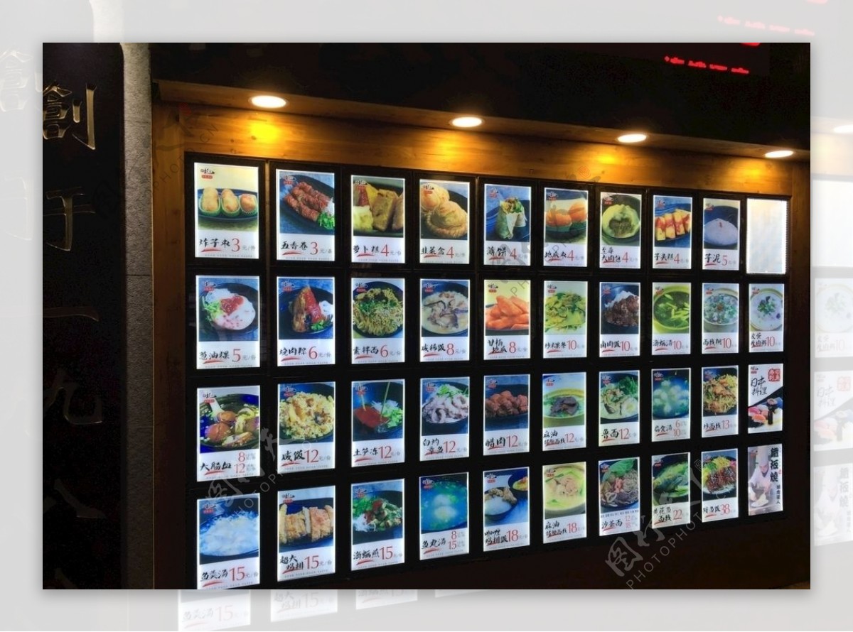 餐厅产品贴图样机LED产品照片
