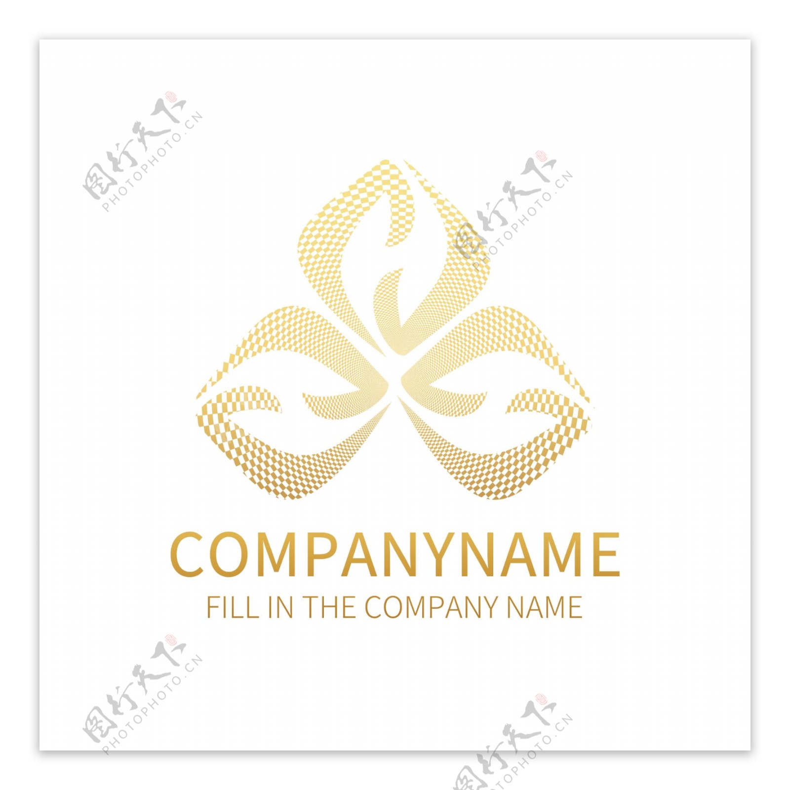 简约商务企业商标logo标识设计