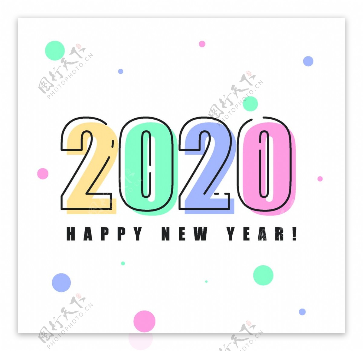 2020新年字体