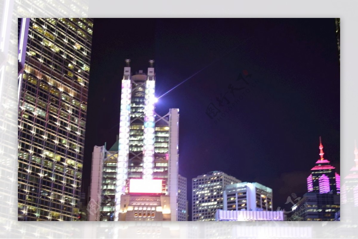 香港建筑夜景