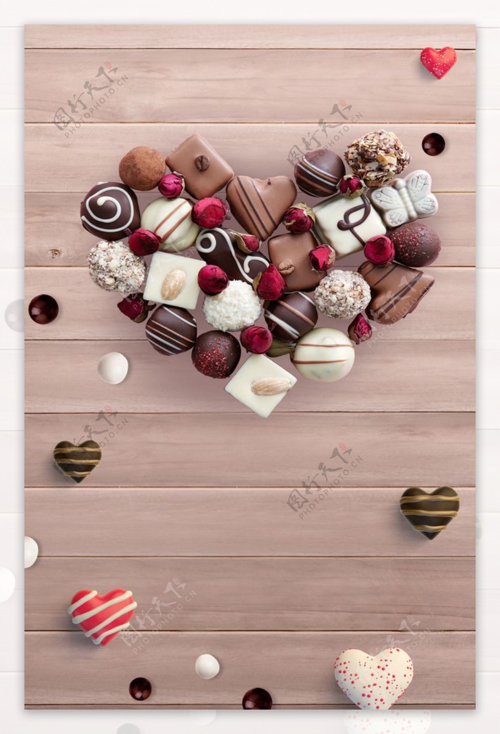 情人节巧克力促销宣传海报