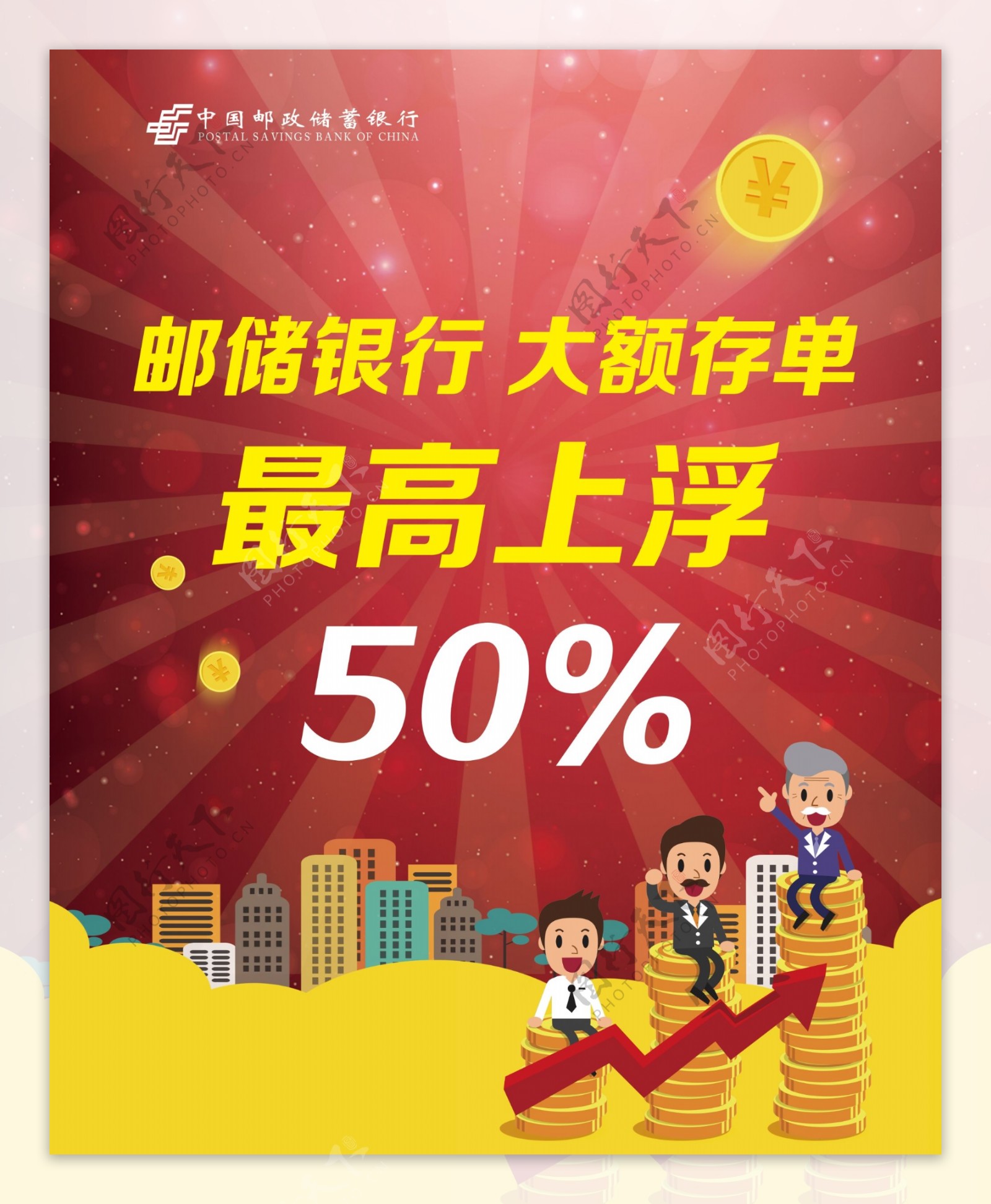 中国邮政储蓄银行海报