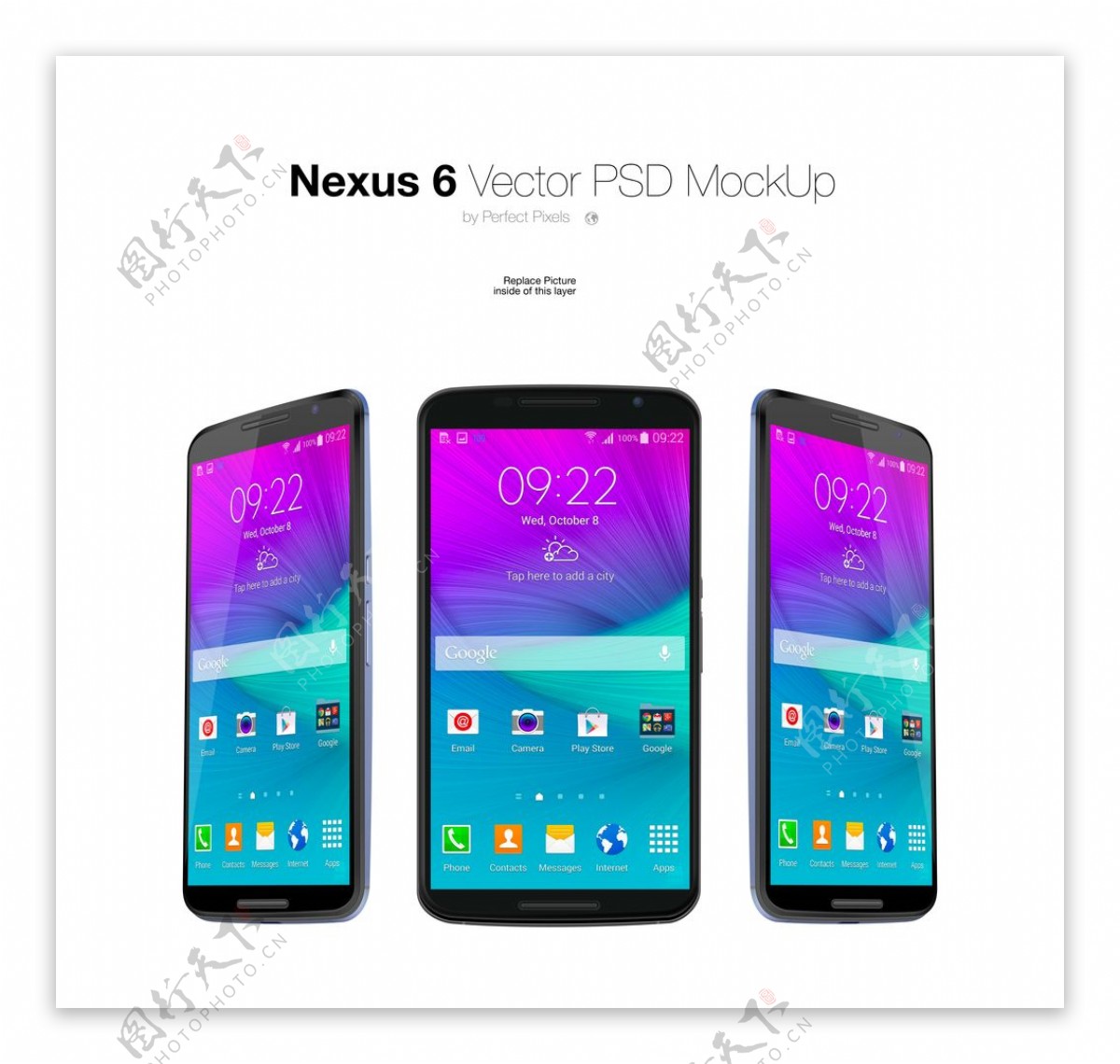Nexus6谷歌手机模型海报