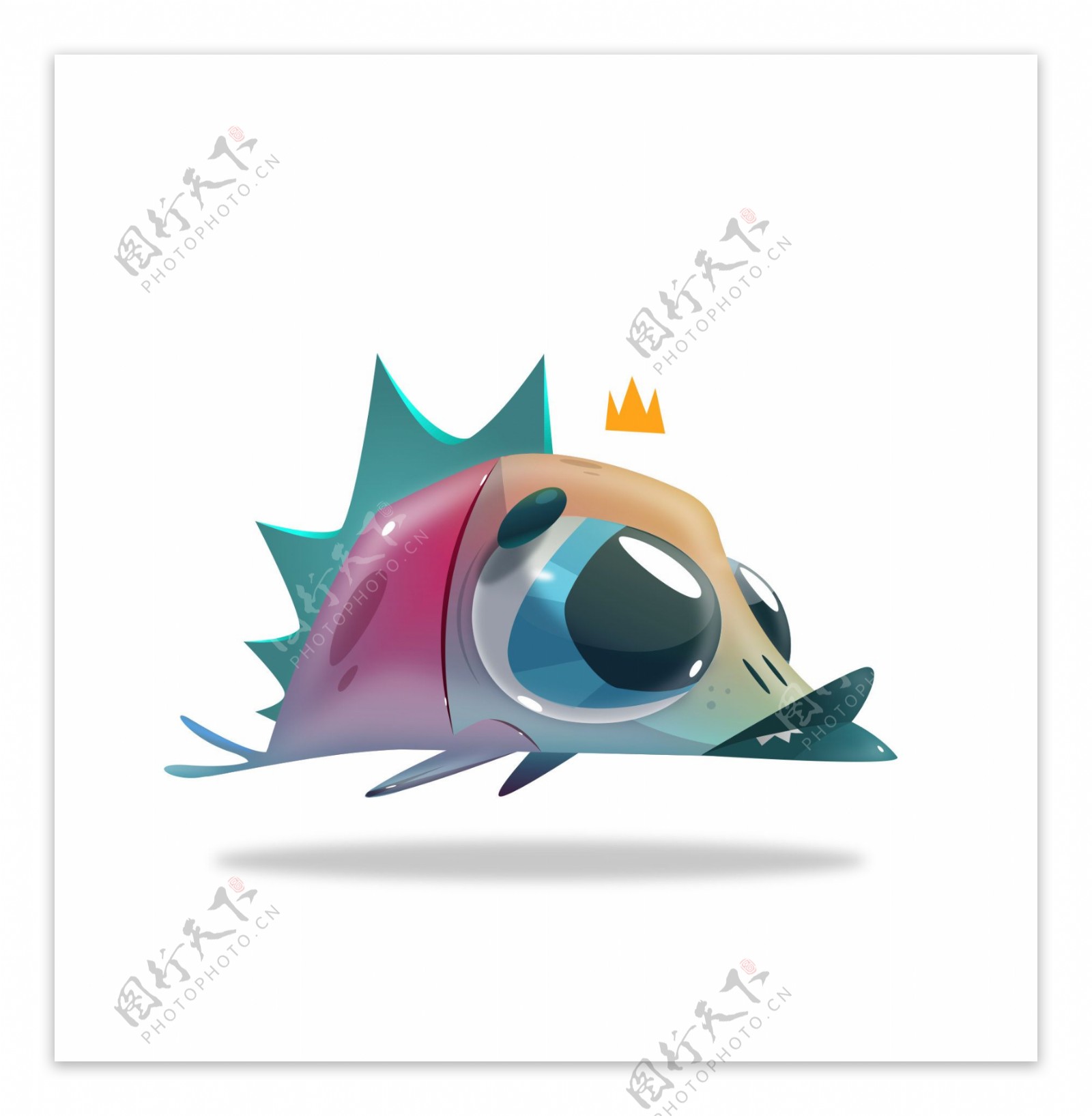 深海鱼怪兽插画