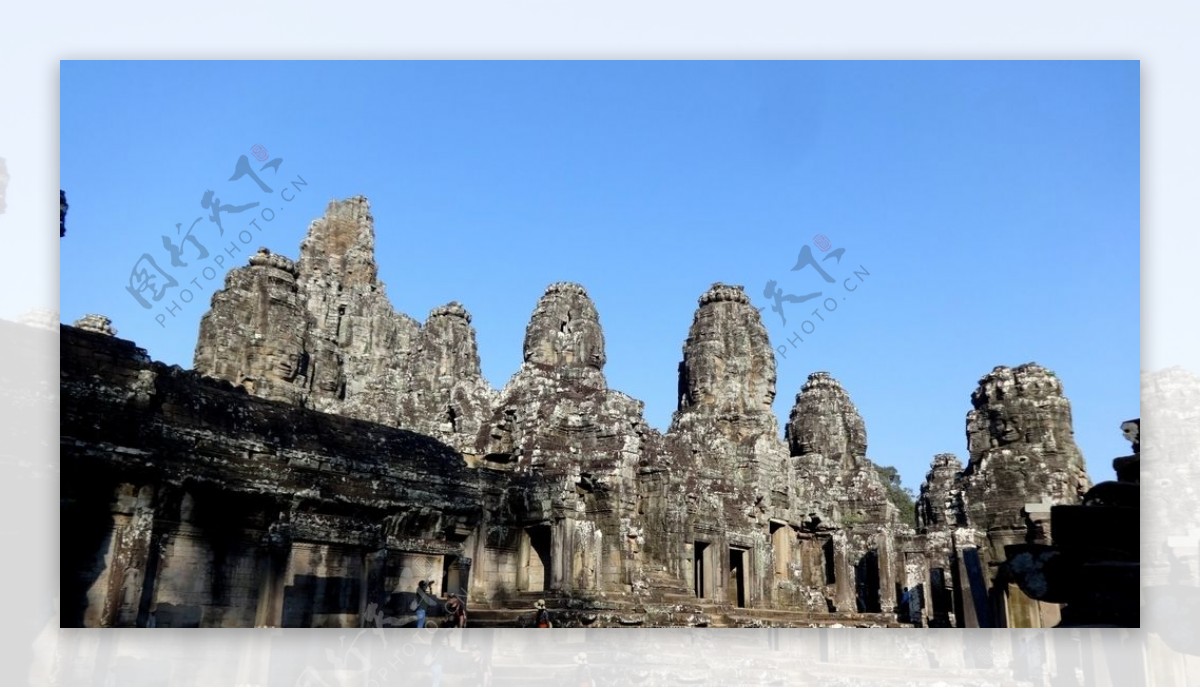 柬埔寨吴哥窟巴戎寺